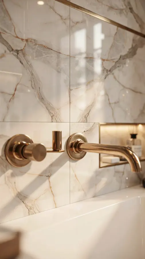 1920s Bathroom Tile Ideas | Art Deco Shower Designs | Vintage Glamour