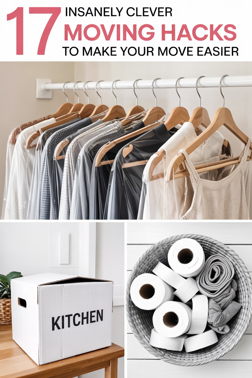 17 Insanely Clever Moving Hacks to Organize Your Closet Faster