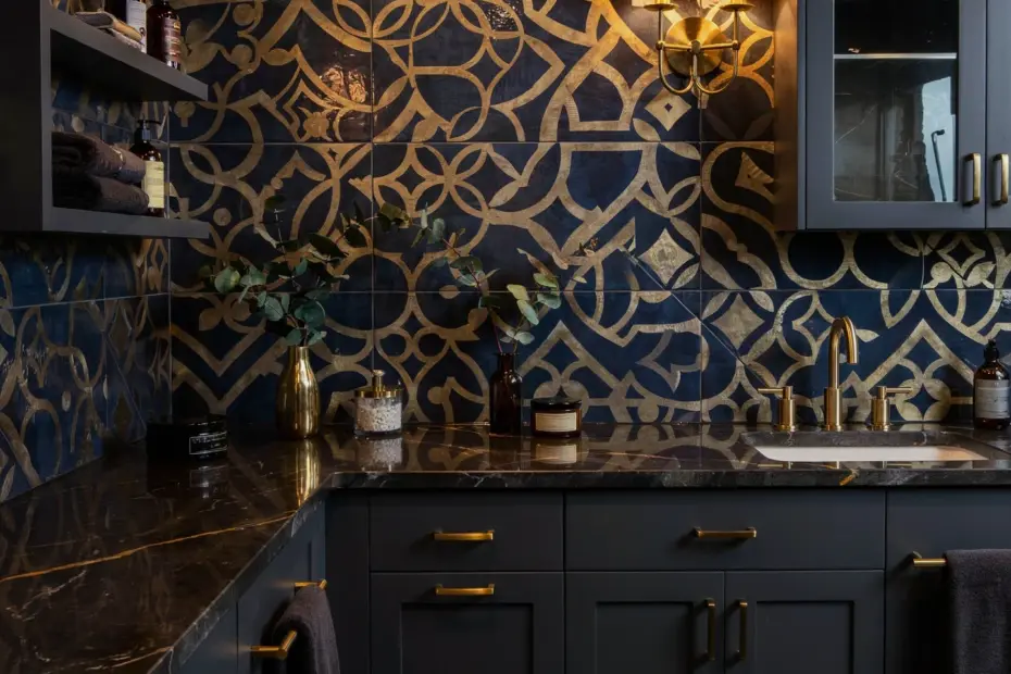 Coastal Preppy Bathroom Tile Ideas on a Budget | Blue and Green Ocean-Inspired Patterns