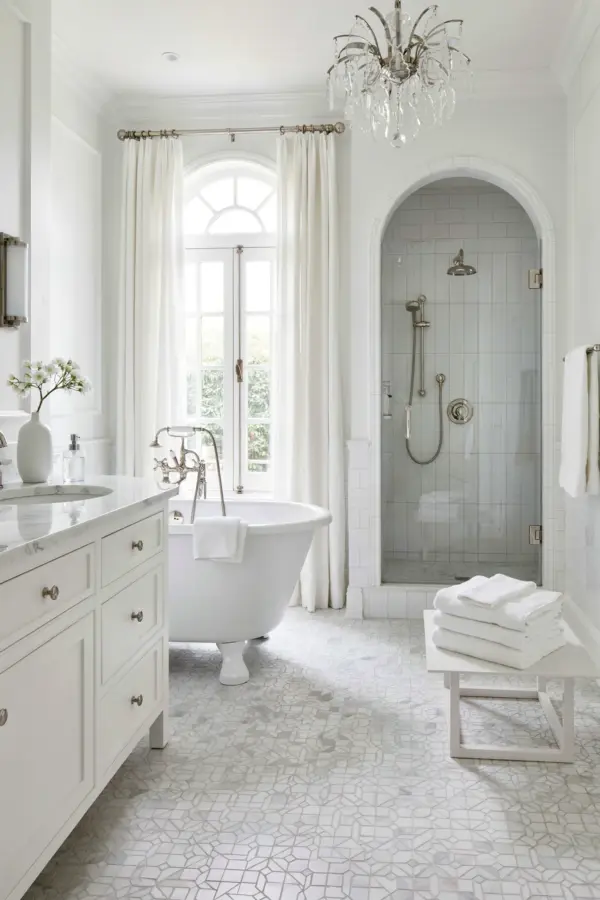 Basketweave 12x12 Porcelain Mosaic Tile | Matte & Satin Glazed Bathroom Floor and Wall Ideas