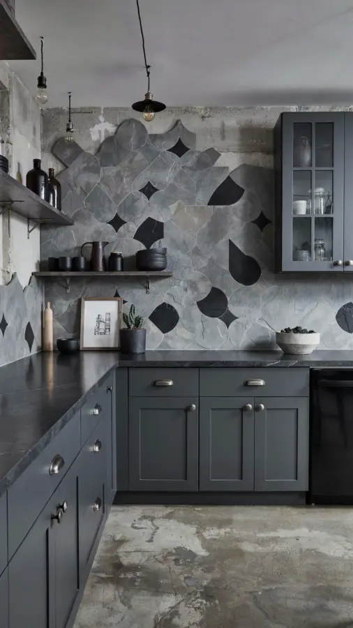 Coastal Bathroom Mosaic Tile Ideas | Ocean-Inspired Blue Green Patterns | Small Bathroom Remodel