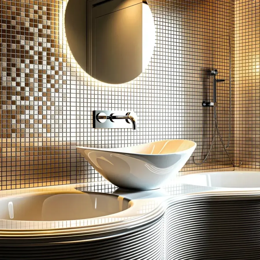 Small bathroom tile before and after: budget-friendly makeover