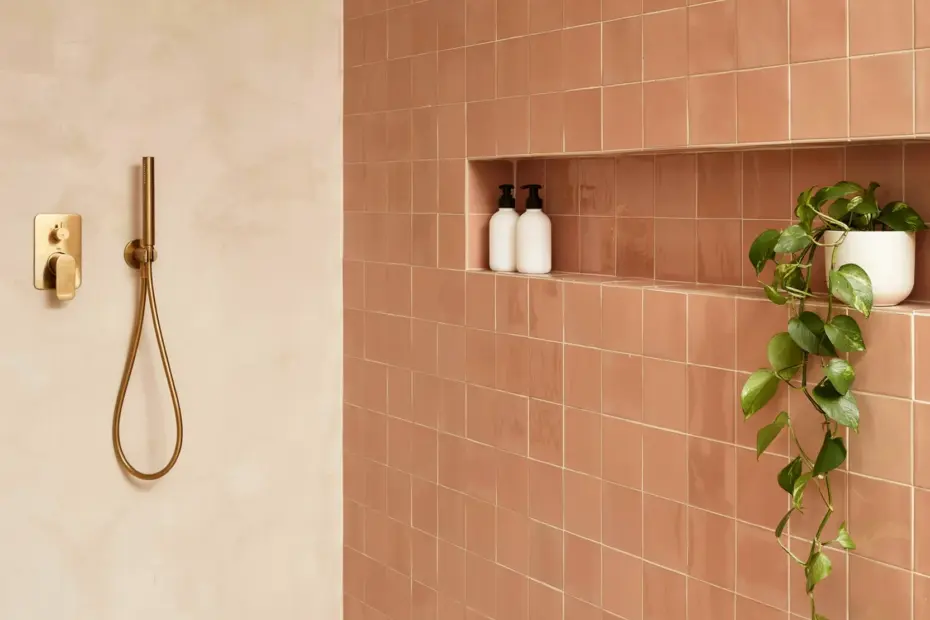 Ivory Matte Porcelain Mosaic Tile for Bathroom | Stone Look Tile | Small Bathroom Wall Ideas