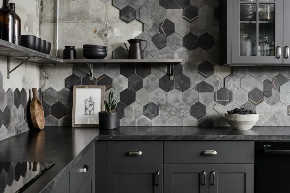 Mosaic Bathroom Tile Inspo | Coastal Preppy Style on a Budget | Small Bathroom Ideas