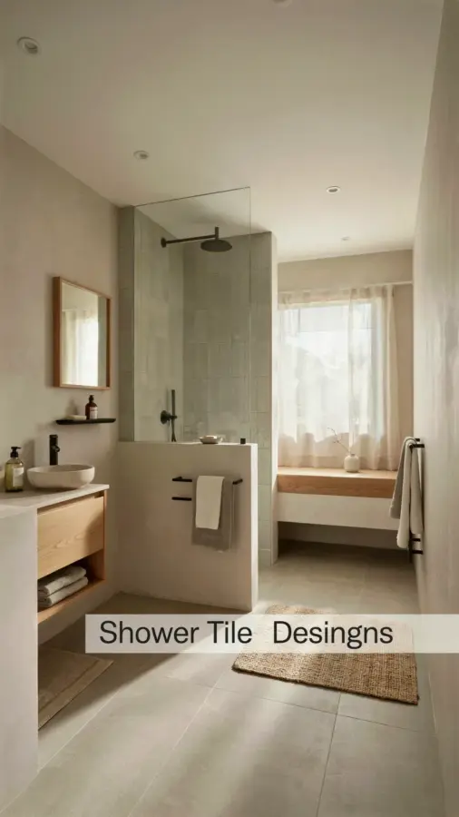 Small Bathroom Interior Design: Modern Tiles for a Cozy Vibe