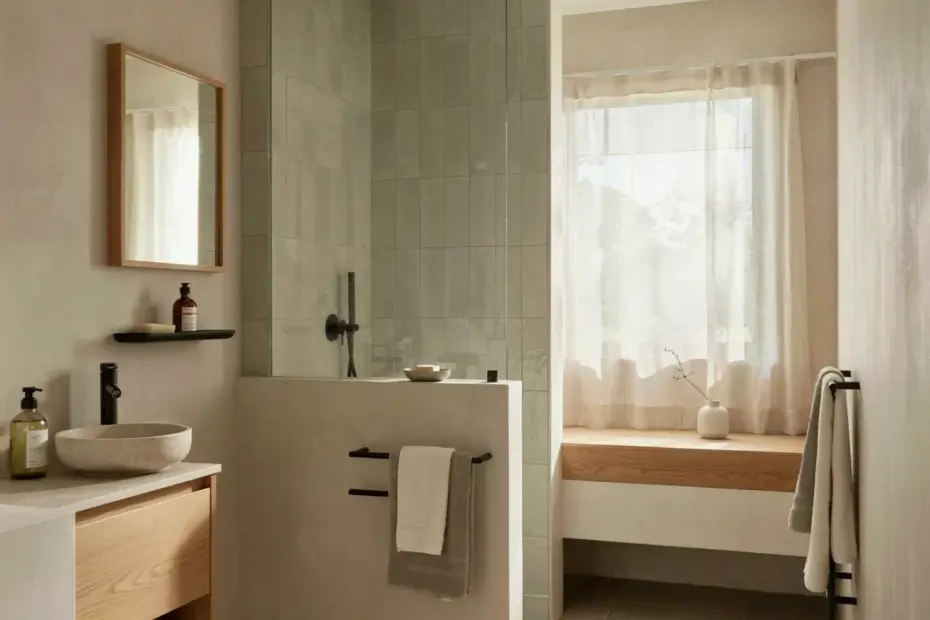 Small Bathroom Interior Design: Modern Tiles for a Cozy Vibe
