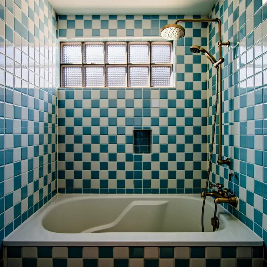 Hanging Palm Springs Mosaic Wallpaper? Here's How to Align the 24x24 Panels Fast