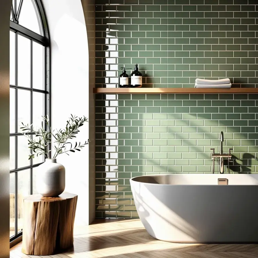 9 Bathroom Design Trends for 2026 I'm Loving (Earthy Tile & Curves)